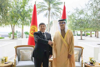 Sheikh Mansour bin Zayed meets with Kyrgyz Prime Minister to bolster ties